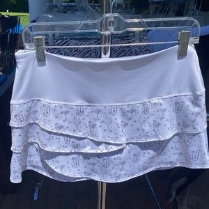 Lucky in love tennis skirt